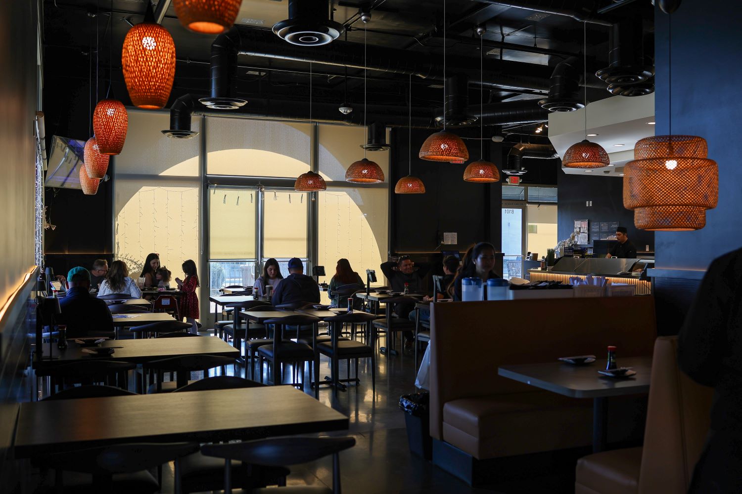 Orange Fish Sushi Interior